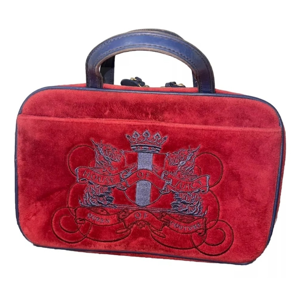Juicy Couture Vintage Y2K Scottie Dog Royalty Cosmetic Travel Case